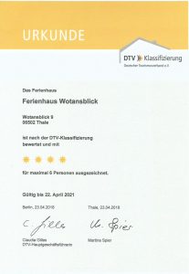 Ferienhaus Harz 4 Sterne Bewertung DTV